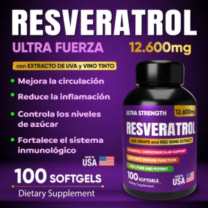 Resveratrol Softgels Un Potente Antioxidante