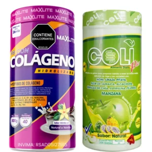 Colágeno + Coli Plus: Belleza Radiante y Digestión Saludable en un Solo Pack