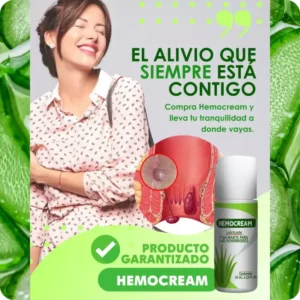 HEMOCREAM , ALIVIO RAPIDO PARA MOLESTIAS INTIMAS
