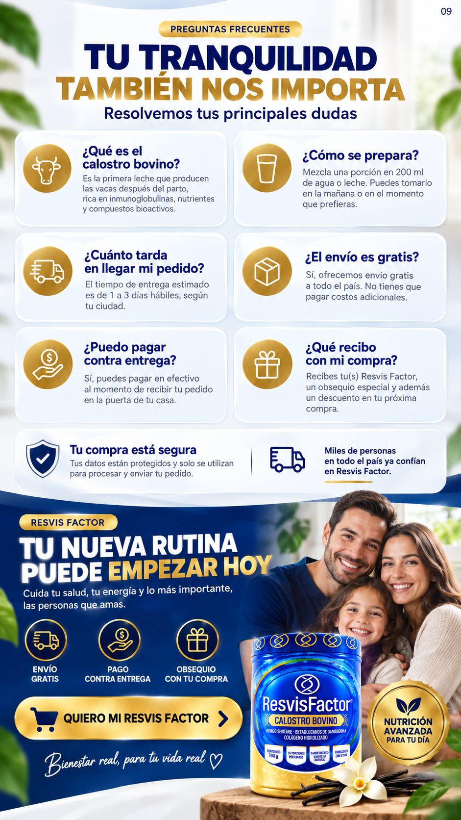 Preguntas frecuentes y cierre RESVIS FACTOR